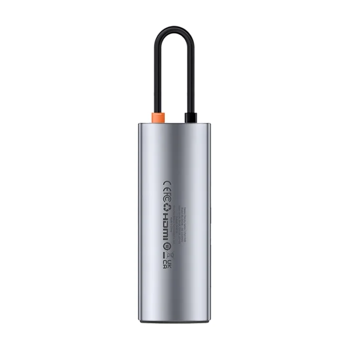 USB-C  to 1x HDMI4K 60Hz + 3x USB3.0 + 1x PD + 1x SD/TF (grey)