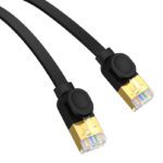 Baseus Cat 7 UTP Ethernet RJ45 Cable Flat 1 m black - Image 3