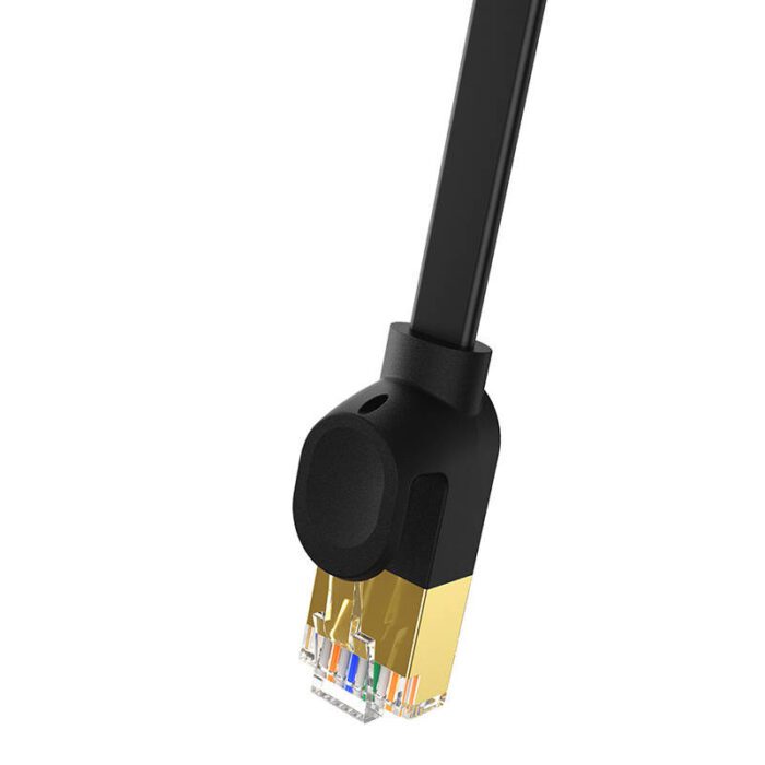 Baseus Cat 7 UTP Ethernet RJ45 Cable Flat 1 m black - Image 5