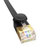 Baseus Cat 7 UTP Ethernet RJ45 Cable Flat 1 m black - Image 6