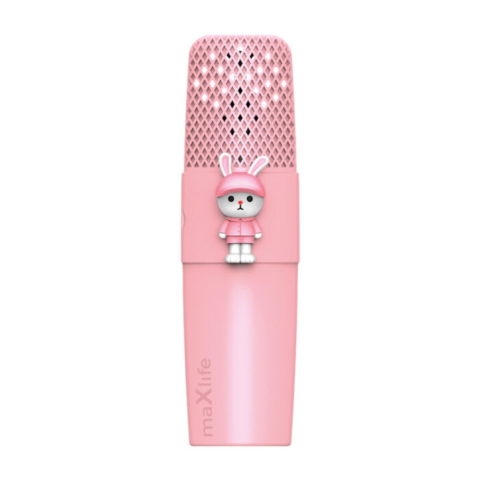 Maxlife Bluetooth microphone with speaker Animal MXBM-500 pink