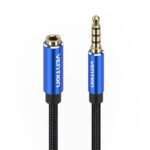 Cable Audio TRRS 3.5mm Male to 3.5mm Female Vention BHCLJ 5m Blue - Image 2