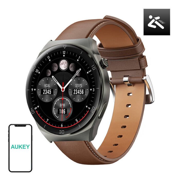 Smartwatch 2 ultra Aukey SW-2U  (brown leather)