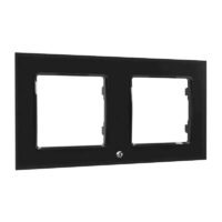 Shelly Switch Frame Double (Black)