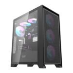 Darkflash DRX70 MESH computer case (black) + 4 RGB fans