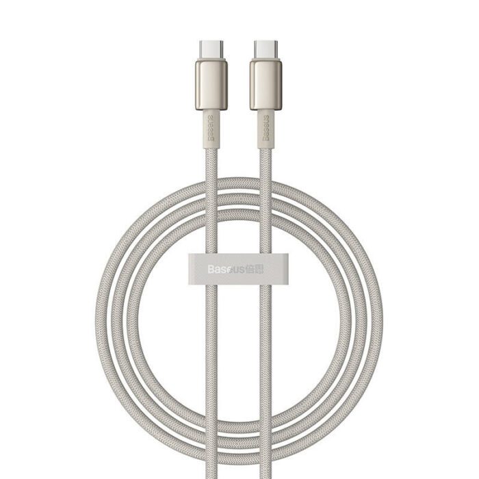 Cable USB-C do USB-C Baseus Tungsten Gold