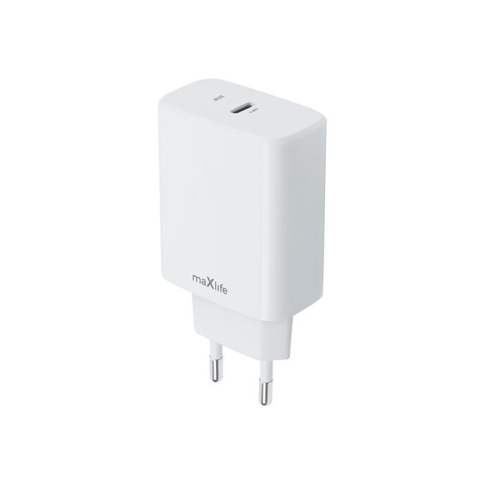 Maxlife MXTC-10-30C PD QC charger 1x USB-C 30W white