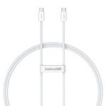 Kabel szybkiego ładowania USB-C do USB-C Baseus Superior 2 100W 1m (biały)
