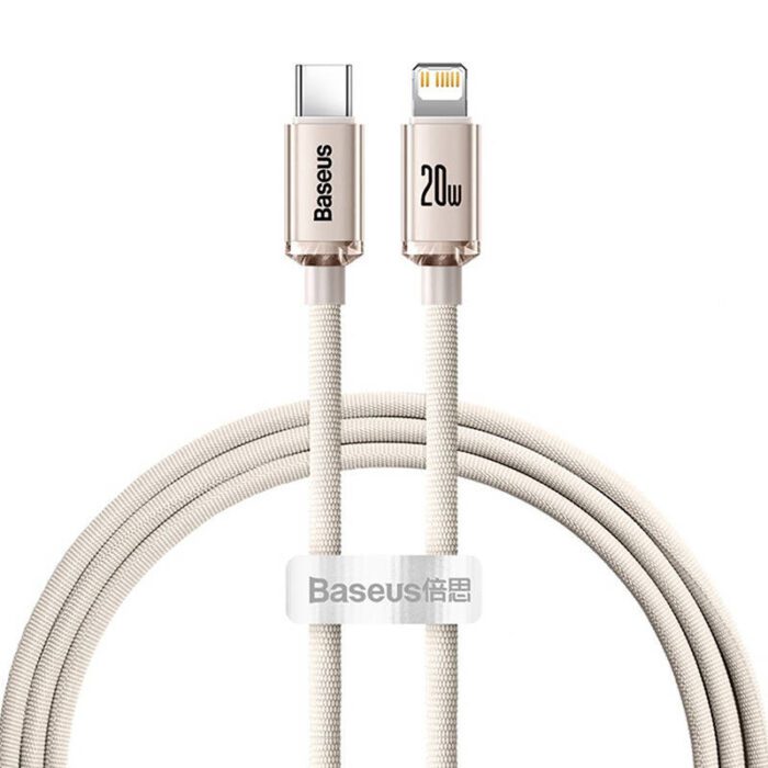 Kabel USB-C do iP Baseus Crystal Shine