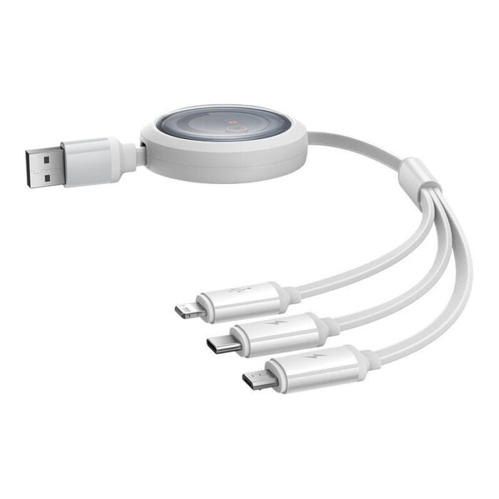 USB to micro USB+USB-C+Lightning
