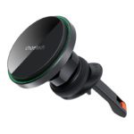 Magnetic car holder witch charger Choetech T204-F, 15W (black) - Image 2