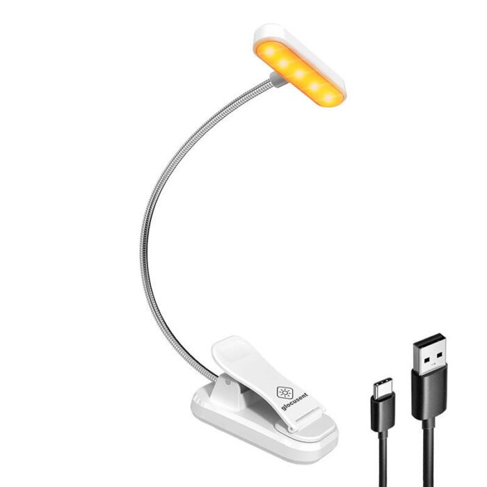 Wireless lamp Glocusent ET-Head clip-on book light