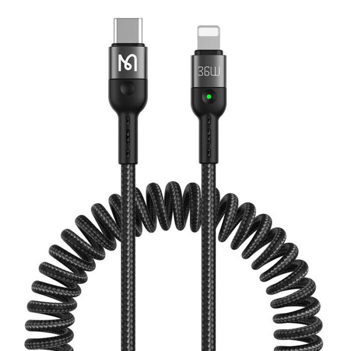 Mcdodo CA-1960 USB-C to Lightning spring cable