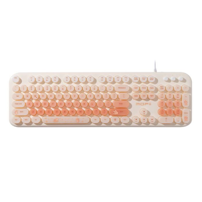 MOFII Wired Keyboard Illuminating Love Me (Beige)