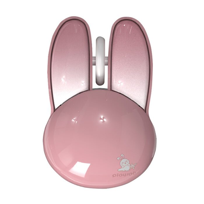 MOFII Wireless Mouse + Bluetooth Rabbit M6DM Oil Painting (Pink)