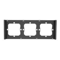 Frame for M5 80 smart wall switch 3-way triple SONOFF M5-3C-80-F (dim gray)