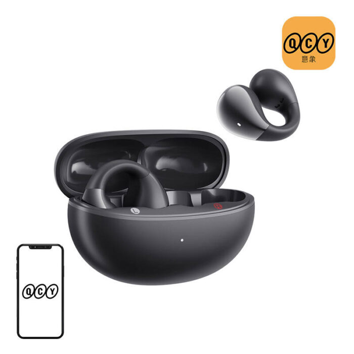 Earphones QCY Crossky Clip T33 (black)