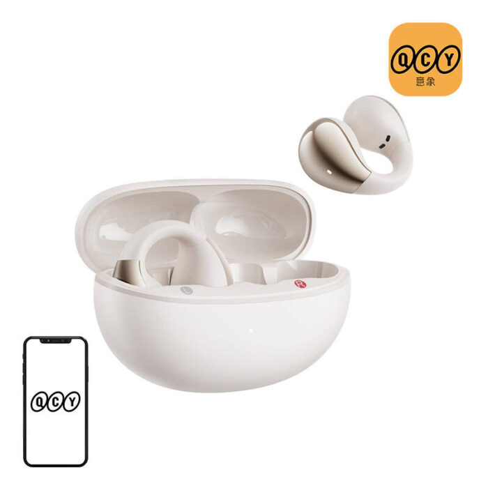 Earphones QCY Crossky Clip T33 (white)