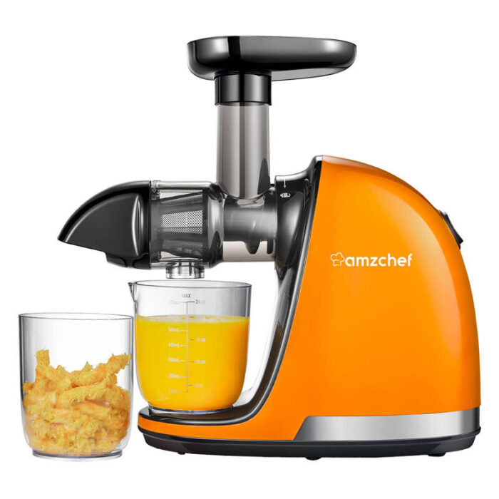 AMZCHEF 1501-OG-SM (orange) slow juicer.