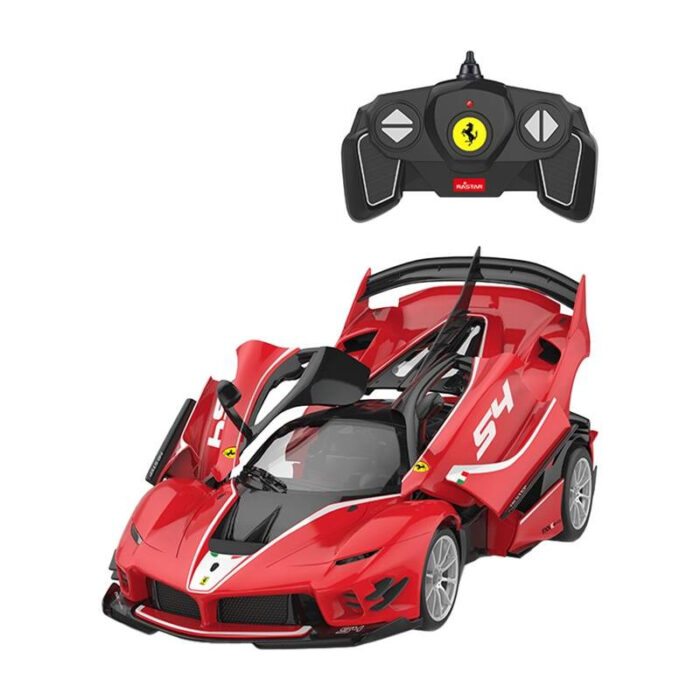 RASTAR Ferrari 1:18 FXXK remote-controlled RC car for self-assembly (red)