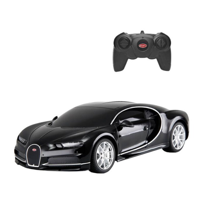 RASTAR R/C 1:24 Bugatti Chiron remote control car (black)