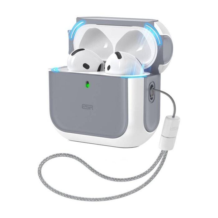 AirPods 4 Orbit Hybrid case (white)