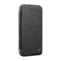 Etui Nillkin Qin Prop Leather iPhone 16 (czarny)