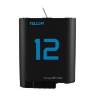 TELESIN lithium battery for GoPro Hero 12/11/10/9 (blue)