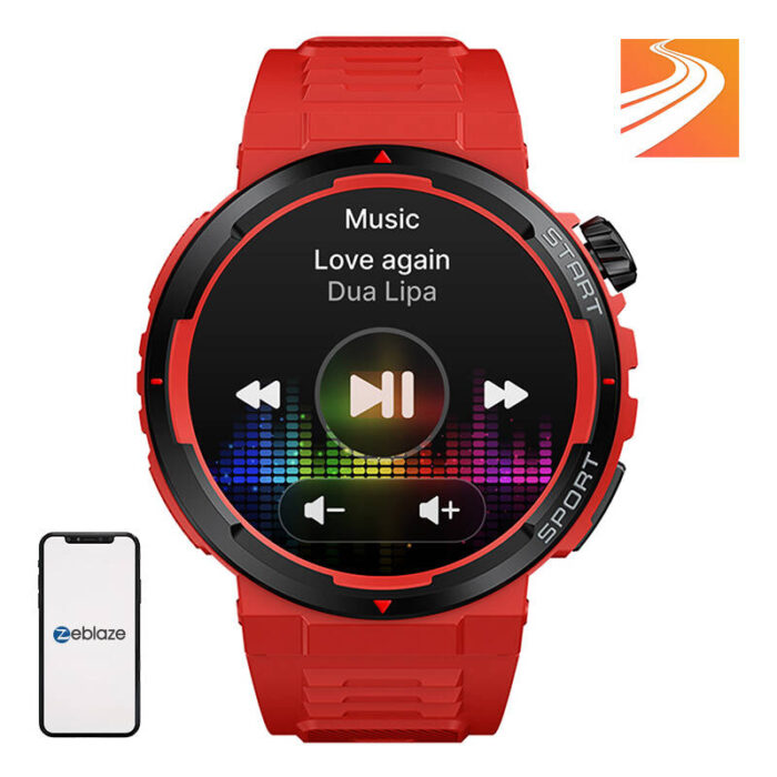 Zeblaze Ares 3 Plus Smartwatch (Red)