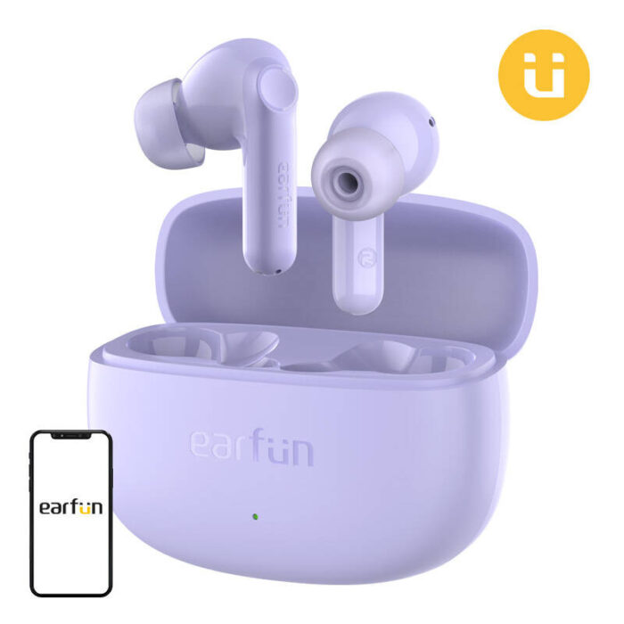 TWS EarFun Air life headphones (purple)