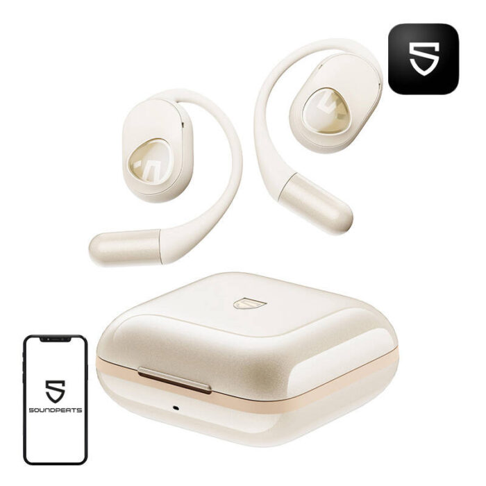 TWS Soundpeats GoFree2+ headphones (white)