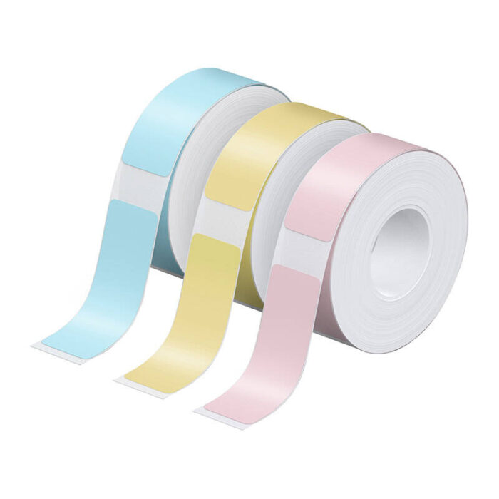 Nelko thermal label for label printer P21 (blue/yellow/pink