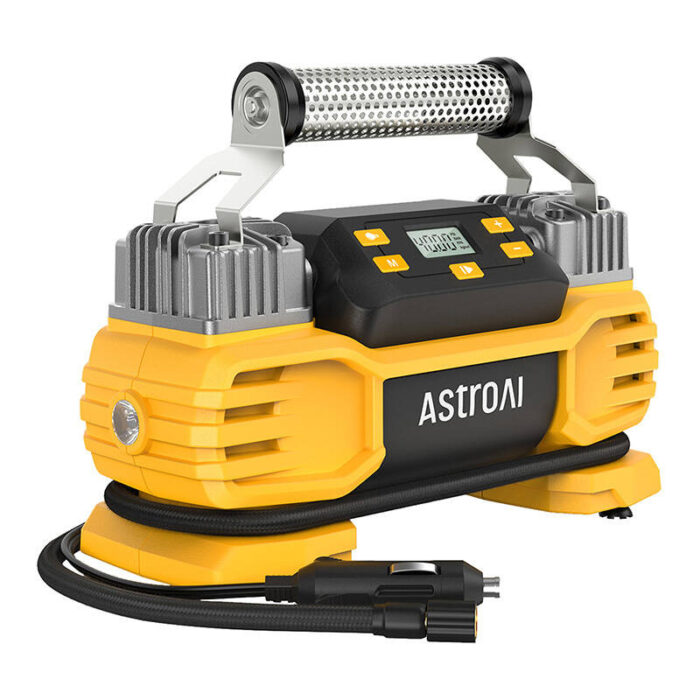 Dua AstroAI AIRUN T2 160 PSI heavy-duty tire compressor