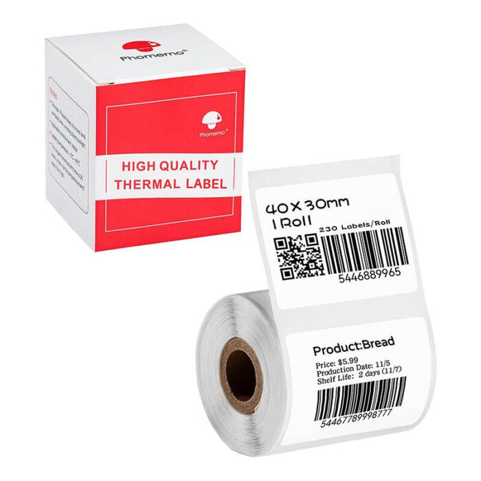 Phomemo sticker labels 30x40mm
