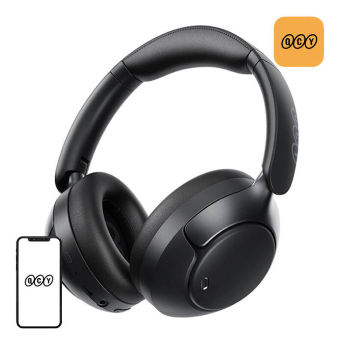 QCY H3 pro ANC wireless headphones (black)