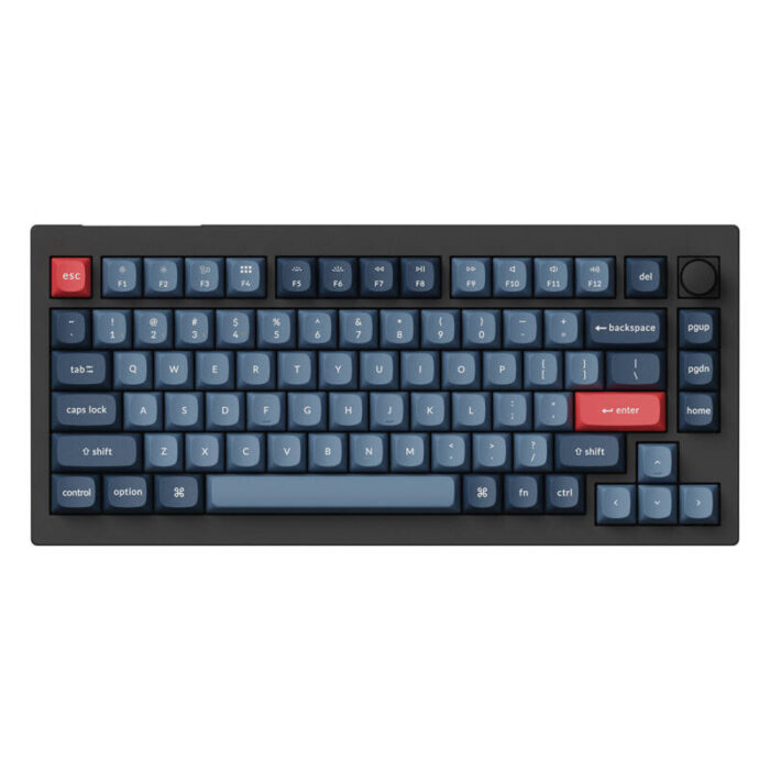 Keychron V1 Max RGB Banana Switch Wireless Mechanical Keyboard (Black) [V1M-D4].