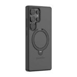 Torras Ostand Spin Series Phone Case for Samsung S25 Ultra (black) - Image 2
