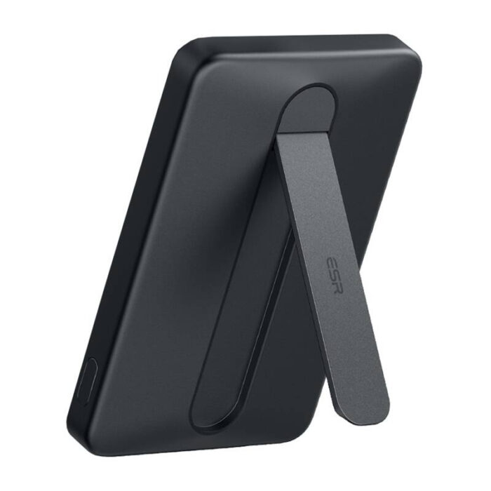 ESR Qi2 MagSlim 5000 mAh magnetic powerbank with stand (black)