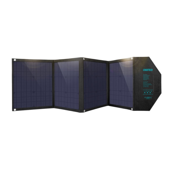 Choetech SC007 80W foldable solar charger (black)