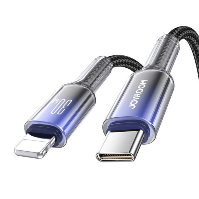 Cable USB-C Lightning Joyroom S-A42 30W 1.2m czarny