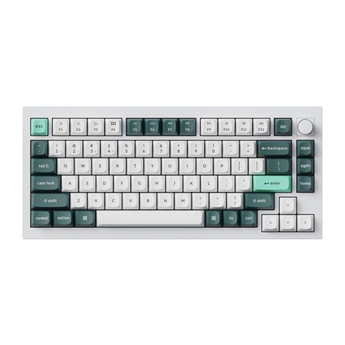 Keychron Q1 HE Wireless Keyboard RGB Nebula Magnetic Switch (White) [Q1H-P1].