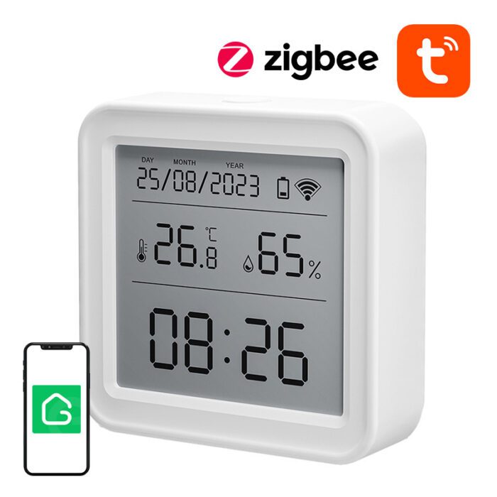 Zigbee Gosund ST17 LCD smart temperature and humidity sensor Tuya