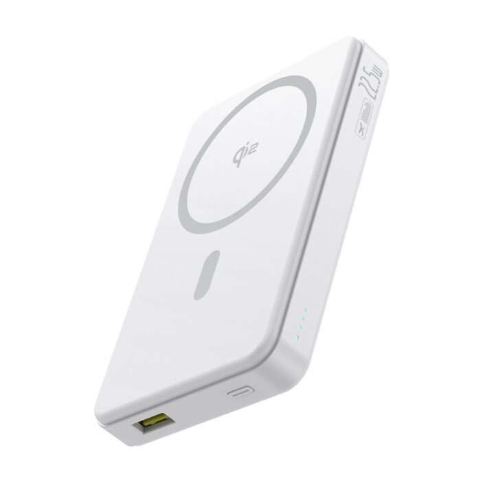 Baseus Airpow2 Qi2 magnetic powerbank 10000mAh 22.5W (white)