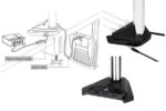ARCTIC Z2 3D kahe monitoriga 34-tolline gaasivedru õlg USB 3.2 jaoturiga, lauakinnitus - Image 4