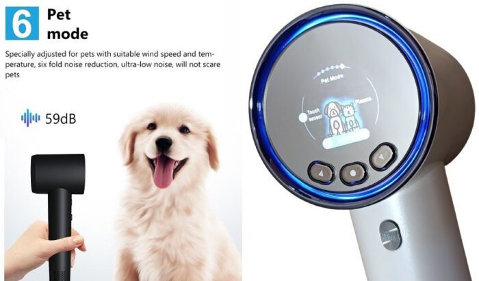 Hair Dryer, LCD Screen, 6 Modes,  1800W - Image 6