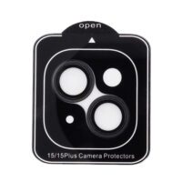 Objektiivikaitse APPLE iPhone 15 / 15 Plus jaoks (must)