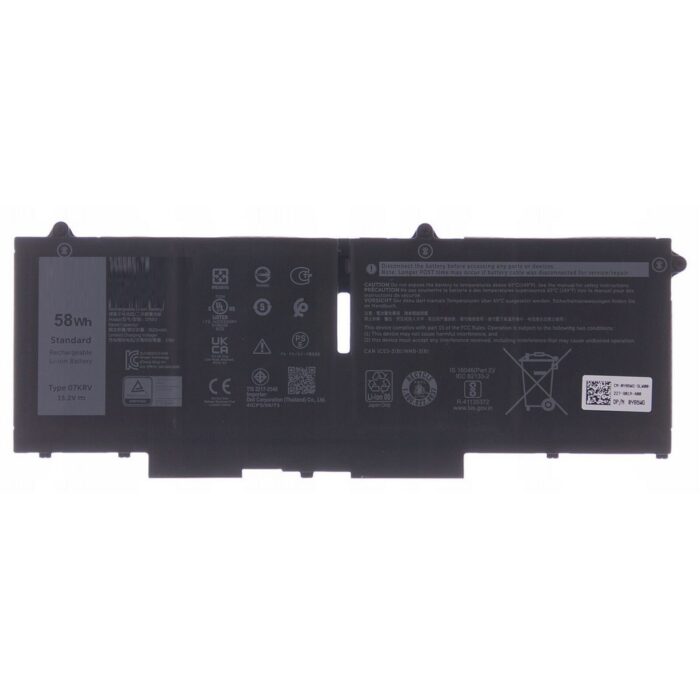 Notebook Battery for Dell Latitude 5330 5430 5530 7330 7530 7430 Precision 3570 07KRV 15.2V 2800mAh