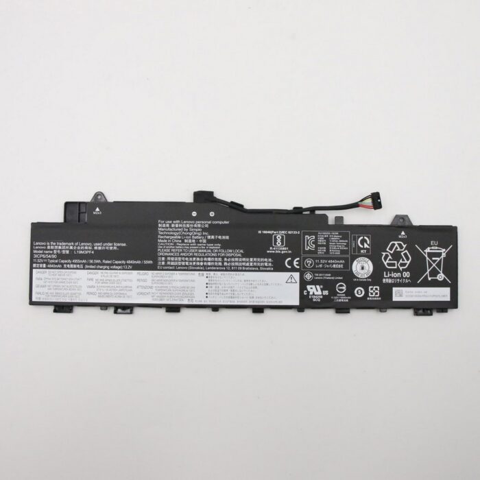 Notebook Battery for Lenovo Ideapad 5-14IIL05 5-14ARE L19M3PF4 11.52V 56.5Wh 3 Cells