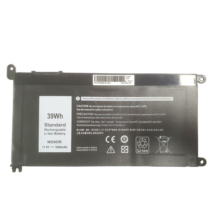 Notebook battery for Dell Latitude 3300 3400 3480 3490 3500 3580 3590 Inspiron 15 5568/13 7368WDX0R 11.4V 3400mAh