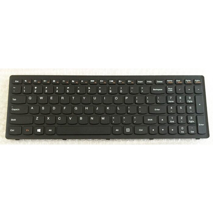 Notebook keyboard for  Lenovo IdeaPad G500S G505S S500 Z510 Flex 15 black frame backlit